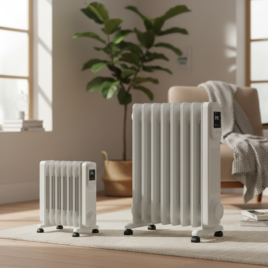 Comparison: 1000W vs. 1500W Oil Filled Radiator Heating Capacity